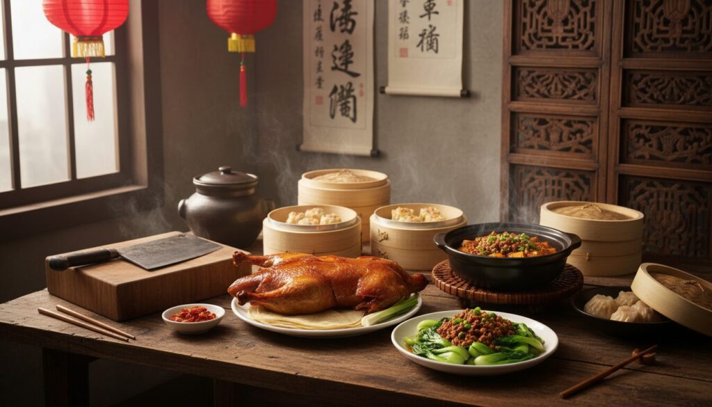 Guide Complet de la Cuisine Chinoise Traditionnelle : Recettes, Techniques et Patrimoine Culturel